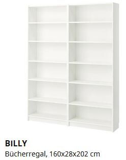 IKEA billy 160x200x202cm